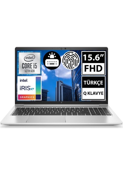 Hp Elitebook 650 G9 I5-1235U 12GB 256 GB SSD 15.6" Fhd Windows 10 Home 6S727EABT25