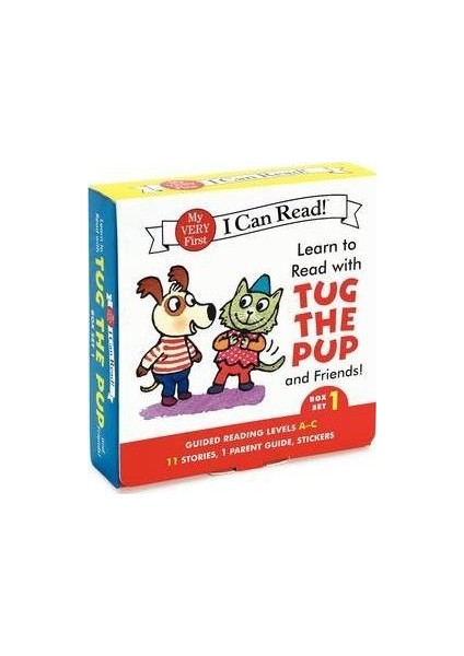 Learn to Read with Tug the Pup and Friends! Box Set 1: Levels Included: A-C: Guided Reading Levels A-C (My Very First I Can Read) fiyatları