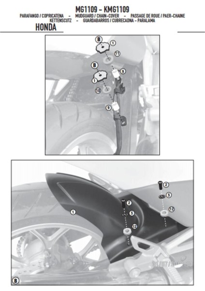 MG1109 Honda Nc 700 X-S - Nc 750 X-S - Integra 700 Zıncır Mu fırsatları