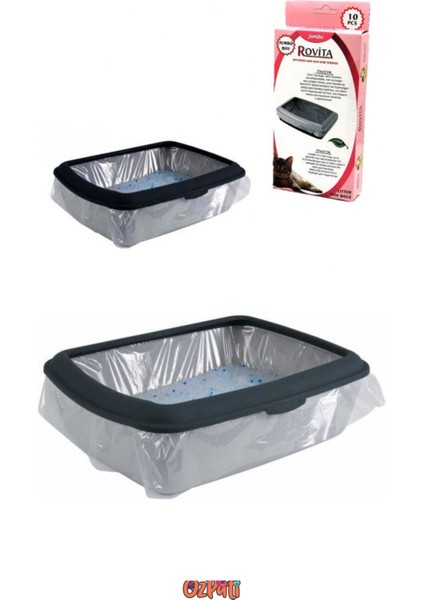 Kedi Kum Torbası Jumbo Boy 55X43 cm 10 Adet