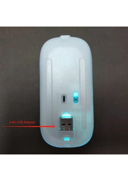 Shenzhen Xin Xin USB Şarj Edilebilir Rgb Fareli Bluetooth Kablosuz Fare () (Yurt Dışından)