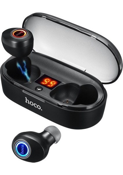 Insma Bluetooth 5.0 Hoco Tws Hifi Kablosuz Kulaklıklar LED Ekran Bas Stereo Cvc6.0 Gürültü Önleyici Spor 2'li Aramalar Kulaklıklar () (Yurt Dışından)