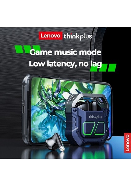 Chinese Manufacturer 12 Lenovo XT81 Kablosuz Bluetooth Kulaklık Oyun Kulaklığı Yan Açık Kapak Serin Aydınlatma () (Yurt Dışından) fırsatları