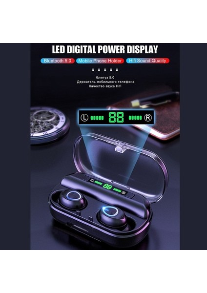 Anself V10 Tws Bt 5.0 Kablosuz Kulaklık Stereo Kablosuz Mini () (Yurt Dışından) modelleri