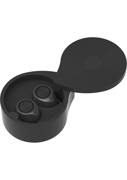 Insma TW70 Tws Bluetooth 5.0 Telefon Kulaklığı Mini Stereo Müzik Sevimli Kulaklıklar Mikrofonlu Akıllı Dokunmatik Kulaklık - Siyah () (Yurt Dışından)