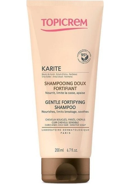 Karıte Gentle Fortifying Shampoo Kıvırcık, Dalgalı Saçlar Için 200ML