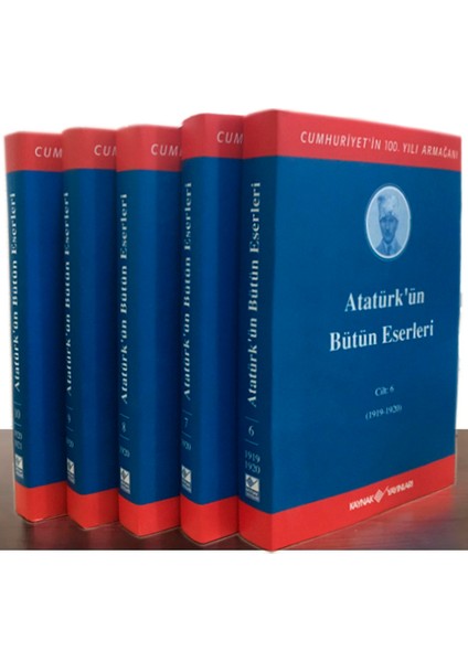Atatürkün Bütün Eserleri Ikinci 5 Cilt (6-7-8-9 ve 10. Ciltler)