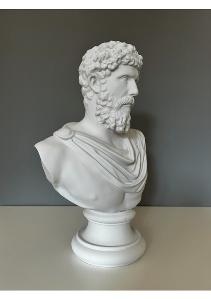 Büyük Marcus Aurelius Dekoratif Biblo Heykel