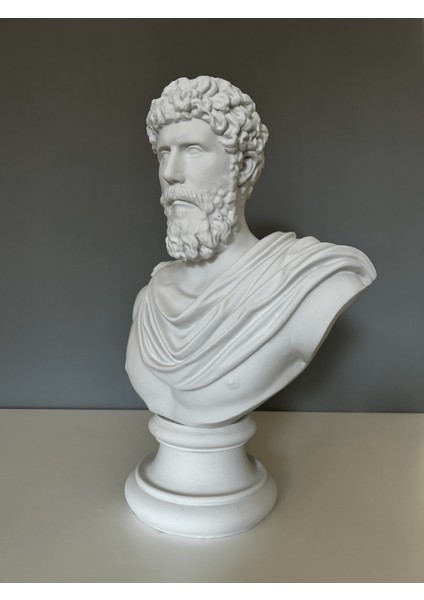 Büyük Marcus Aurelius Dekoratif Biblo Heykel