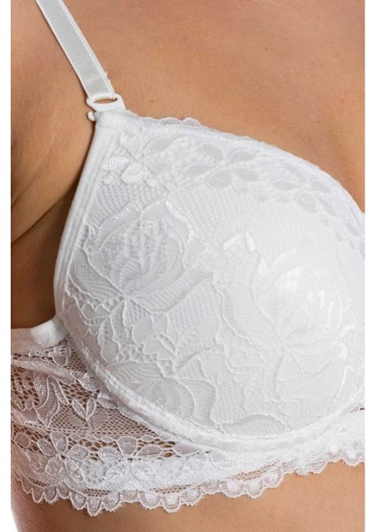 Dolgusuz Full Dantelli Sütyen Takımı Lacivert modelleri