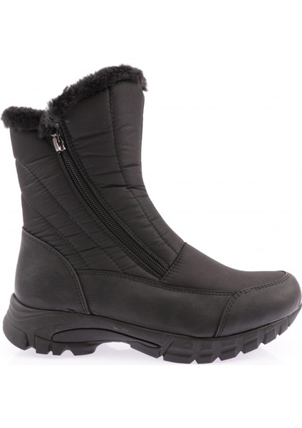 1001 Kadin Kürklü Fermuarli Bot