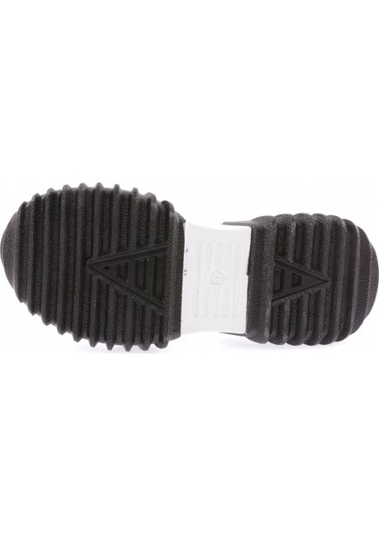 Z94 23Y Kadin Mega Kalin Taban Simli Ip Detayli Sneakers Ayakkabi