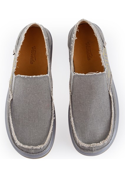 Linen Espadril 1331 Keten Erkek Ayakkabı Gri indirimleri