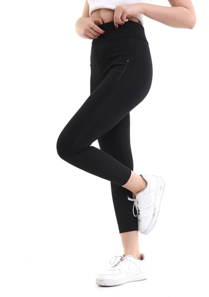 Kadın Fit Gösteren Toparlayıcı Yüksek Bel Scuba Tayt modelleri