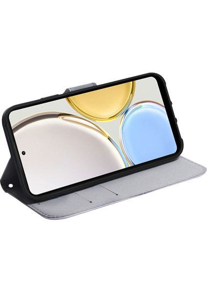 Honor Için 80 Se 5g Desen Baskı Pu Deri Flip Stand Kılıfı Damla Geçirmez Cüzdan Kapağı Kayışlı (Yurt Dışından) indirimleri