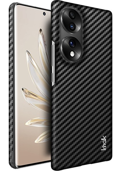 Imak Ruıyı Serisi Karbon Fiber Doku Telefon Kılıfı Honor 70 5g, Anti-Slatch Pu Deri Kaplamalı Pc Arka Kapak (Yurt Dışından)