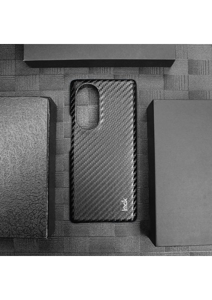 Imak Ruıyı Serisi Karbon Fiber Doku Telefon Kılıfı Honor 70 5g, Anti-Slatch Pu Deri Kaplamalı Pc Arka Kapak (Yurt Dışından)