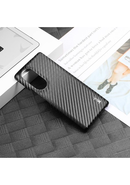 Imak Ruıyı Serisi Karbon Fiber Doku Telefon Kılıfı Honor 70 5g, Anti-Slatch Pu Deri Kaplamalı Pc Arka Kapak (Yurt Dışından)