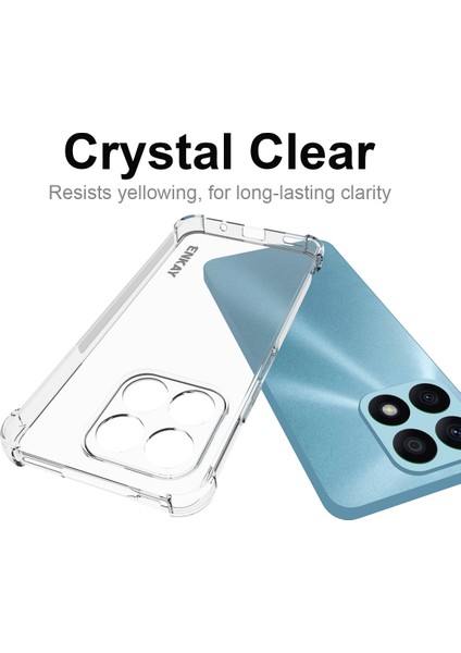 Enkay Hat Prensi Honor X8A 4g Şok Geçirmez Şeffaf Telefon Kapak Anti-Slip Strip Edge Tpu Kılıfı (Yurt Dışından) indirimleri