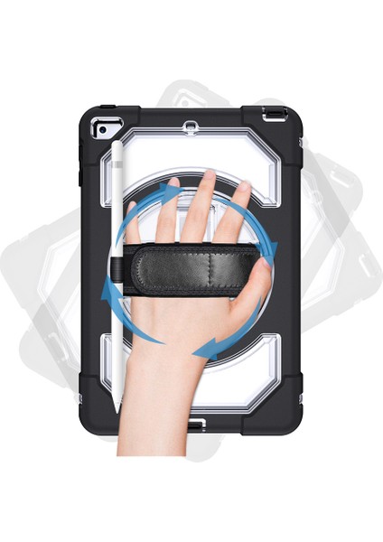ipad 23 4 Evrensel Silikon Tablet Kılıfı 360° Dönebilen Apple Tablet Kılıfı (Yurt Dışından) modelleri