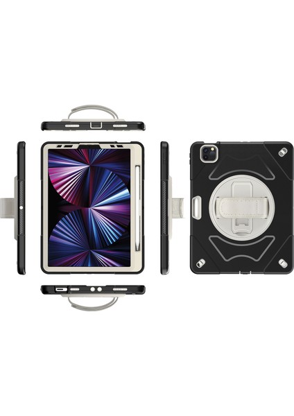 iPad Pro 11 Inç Tablet Kılıfı Çok Fonksiyonlu Apple Tablet Kılıfı (Yurt Dışından)