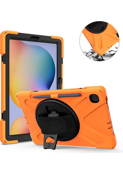 Samsung Tab S6LITE Tablet Kılıfı P610/P61 5 Pirate King Kalem Yuvalı Döner Braketli Kılıf (Yurt Dışından)
