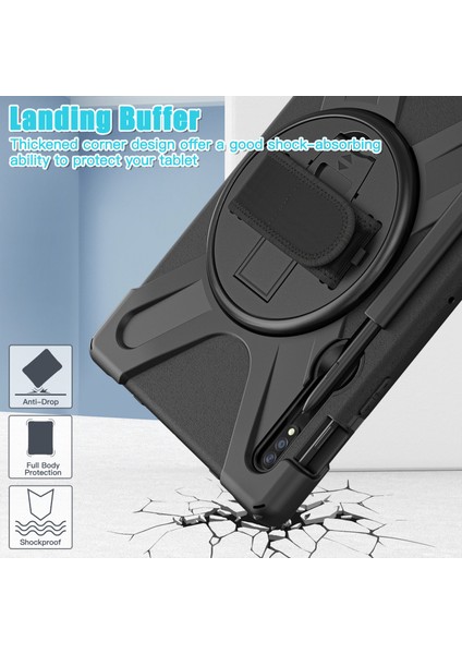 Samsung 2022 Tab S8 Deri Çanta X700/X706 Tablet Kılıfı S7 Deri Çanta T870 Dirsek 11 Inç Koruyucu Kılıf (Yurt Dışından) modelleri