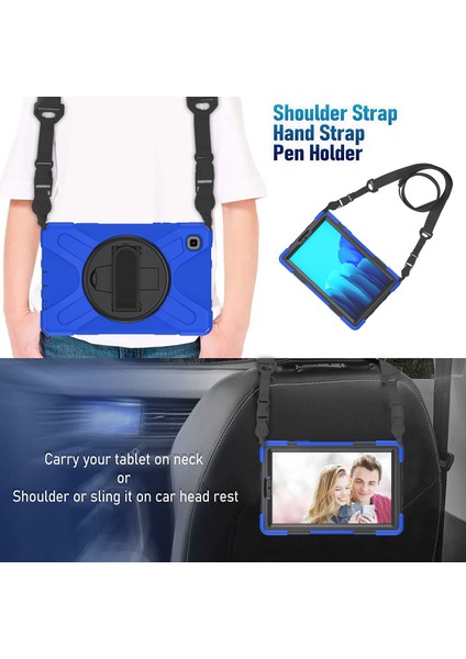 Samsung A7 Lite T220 Tablet Kılıfı Döner Pc Kayışı SM-T22 5case 8.7 Inç (Yurt Dışından) indirimleri