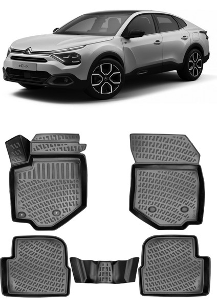 Citroen C4 Elektrikli 2022 Sonrası 3D Havuzlu Paspas