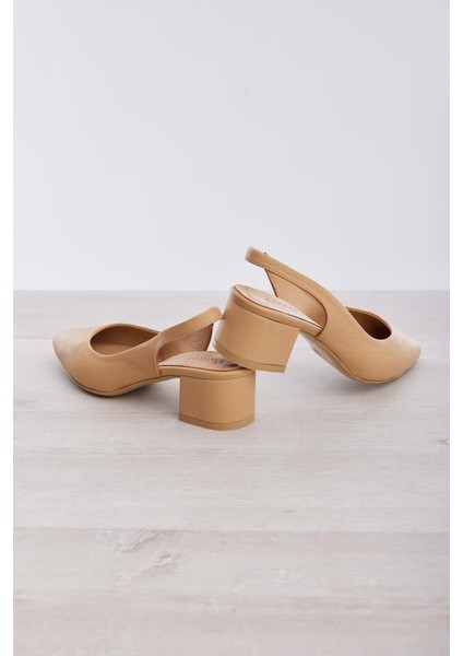 Kısa Topuk Hakiki Deri Kadın Topuklu Ayakkabı fiyatları