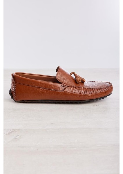 Püsküllü Hakiki Deri Erkek Casual Ayakkabı