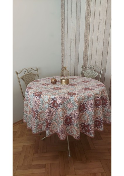 Yuvarlak,duck (Sıvı Itici ,leke Tutmaz) Kumaş,masa Örtüsü
