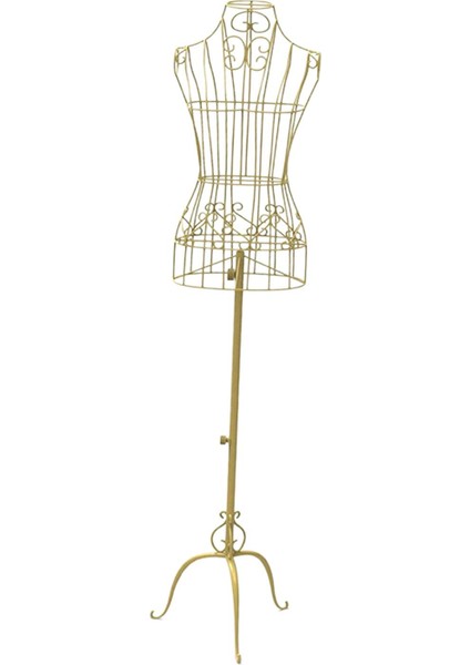 Seamstress Mağazası Için Metal Kadın Manken Modeli Destek Gövdesi Gövdesi Aureate (Yurt Dışından)