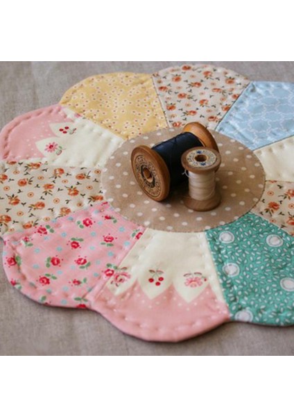 80 x Çiçek Kağıt Kapitone Şablonları Dıy Patchwork Için Ingilizce Kağıt Ekleme (Yurt Dışından)