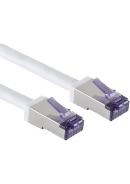 CAT6A S/ftp Süper Esnek Kablo 15 Cm-Gri