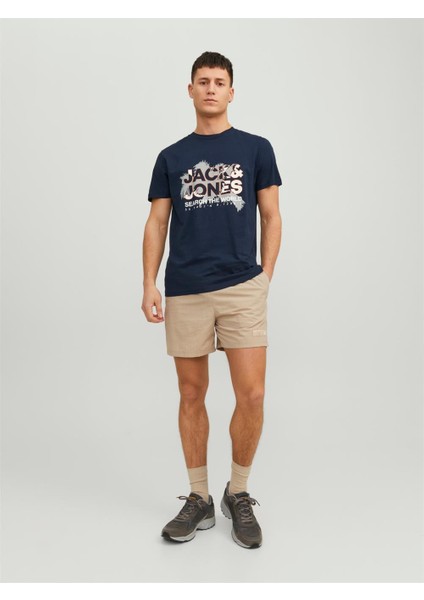 Jack & Jones Jcomarina Tee Ss Crew Neck Erkek T-Shirt