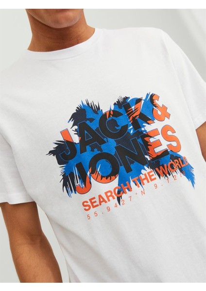 Jcomarina Tee Ss Crew Neck Erkek T-Shirt fırsatları