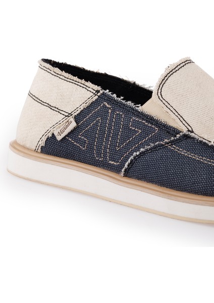 Linen Espadril 1331 Keten Erkek Ayakkabı Lacivert
