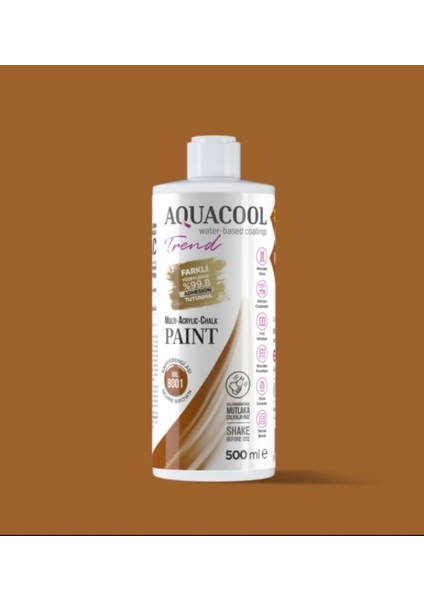 Trend Mac Boya Ral 8001 Kahverengi Aşı - 500 ml