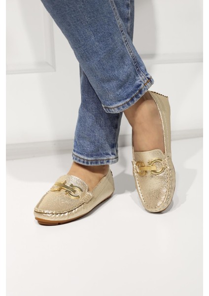 Barlina Kadın Ayakkabı Altın