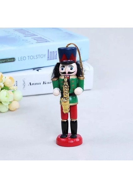 Hubjua Store Nutcracker Fındıkkıran Yılbaşı Süsü 12CM 5li Set