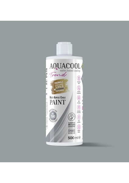 Trend Mac Boya Ral 7040 Pencere Gri - 500 ml