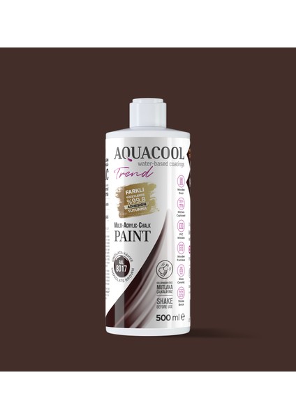 Trend Mac Boya Ral 8017 Çikolata Kahve - 500 ml