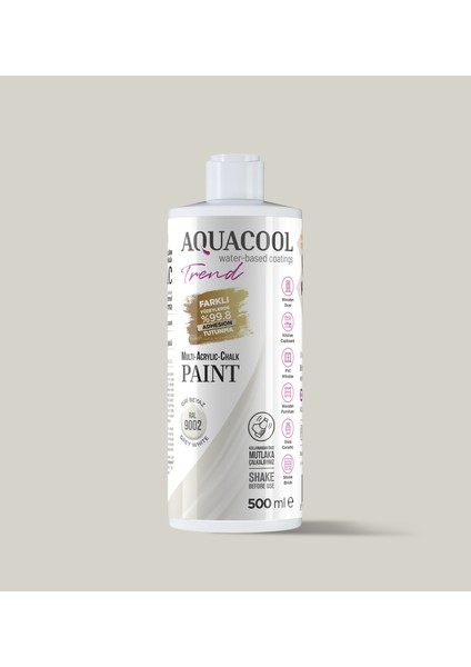 Trend Mac Boya Ral 9002 Gri Beyaz - 500 ml