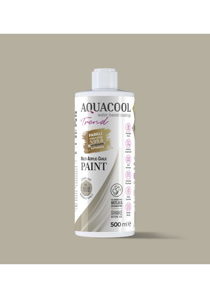 Trend Mac Boya Ral 7032 Çakıl Gri - 500 ml