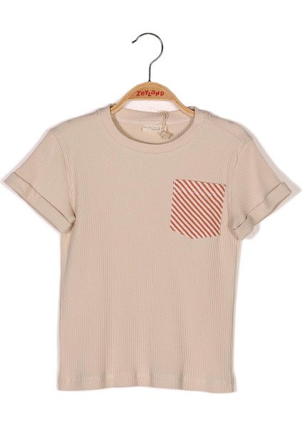 Erkek Çocuk Cep Detaylı Kaşkorse T-Shirt fiyatları