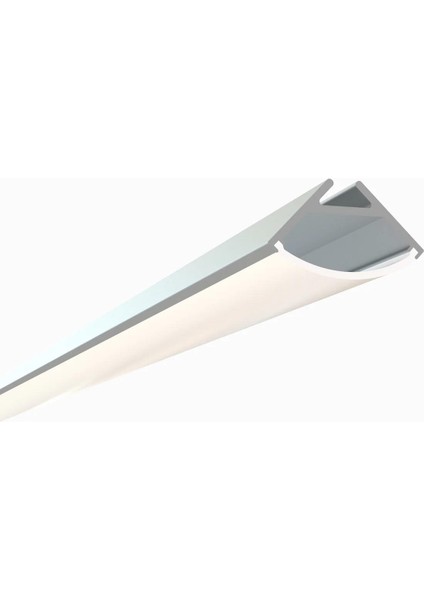 Alüminyum LED Kanalı 12MT Köşe Profil ve Beyaz Üst Kapak 4x3 Metre Boş Kasa