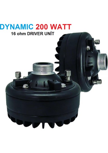 Dynamic 200 Watt 16 Ohm Drıver Unit