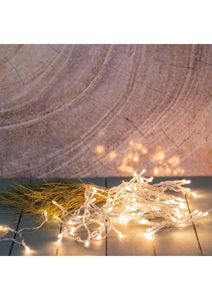 Saçak Perde LED Işık 16 Dallı Saçak LED Işık 4 Metre Gün Işığı Düğün Kına Nişan Dekor Işıkları