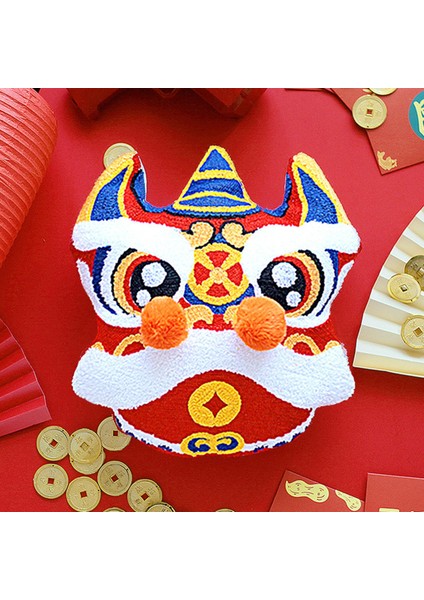 Nakış Yastığı Kılıfı Oturma Odası Için Çin Yeni Yılı 42CM (Yurt Dışından) modelleri